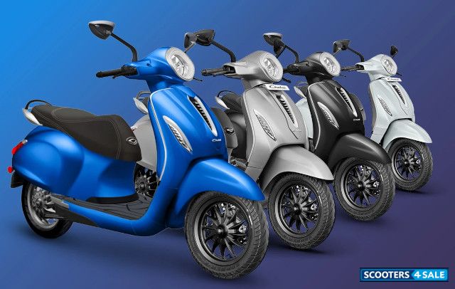 Bajaj Chetak Blue 3202 Standard - Colours