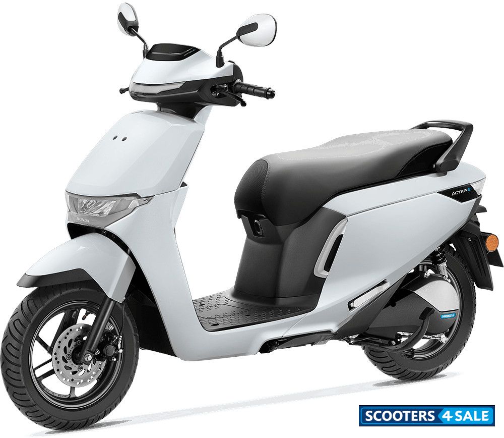 Honda Activa e - Pearl Misty White