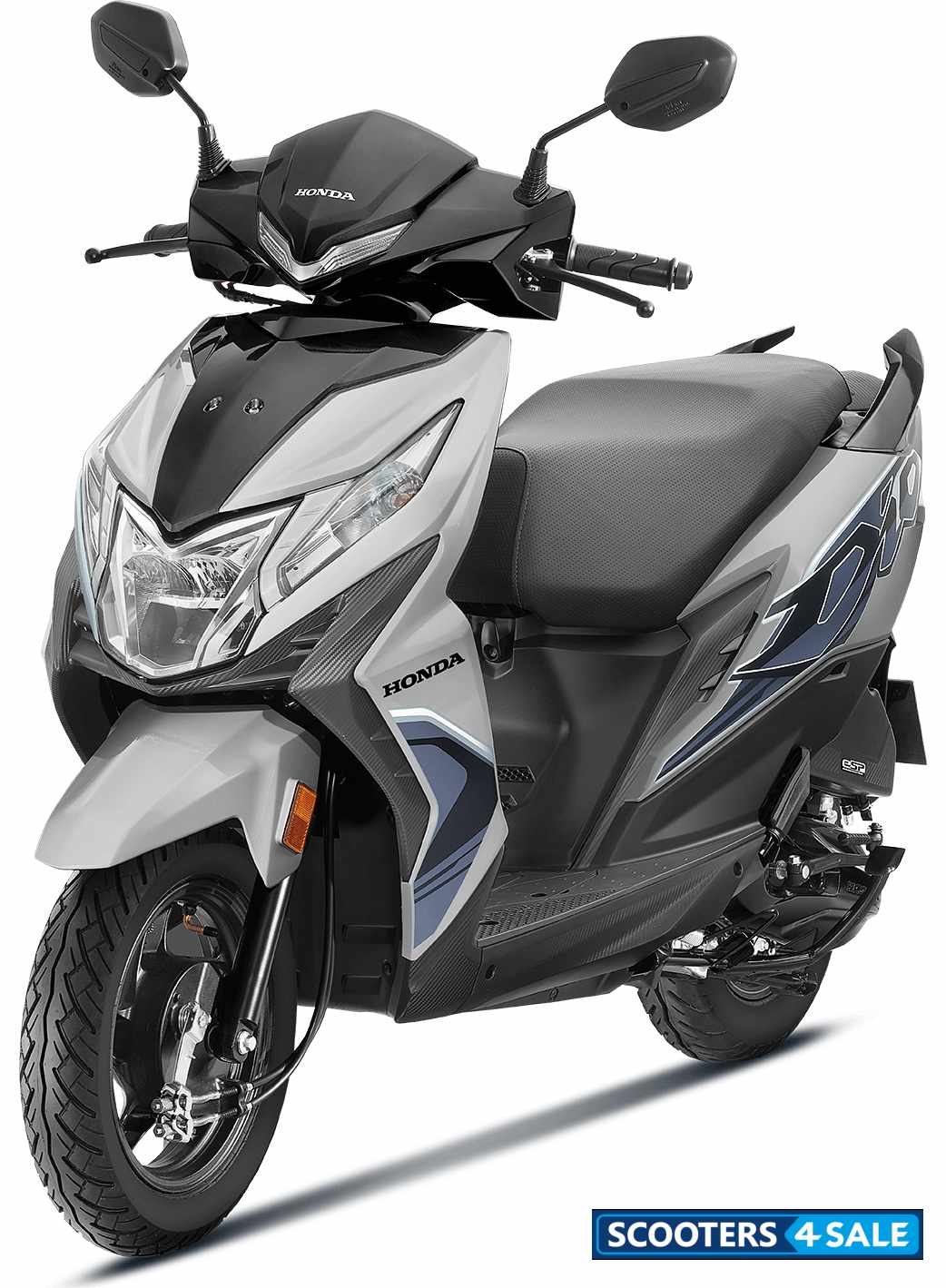 Honda Dio 2025 - Pearl Igneous Black with Pearl Deep Ground Gray